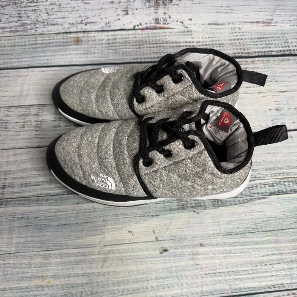 The North Face ThermoBall Traction Bootie Mens 8 Gray Camp Slippers